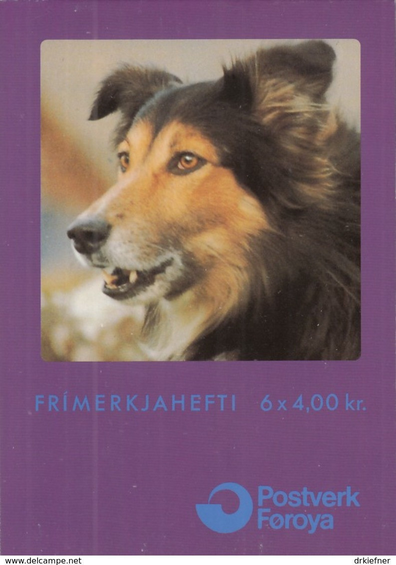 FÄRÖER  Markenheftchen 7, Postfrisch **, Hütehunde, 1994 - Féroé (Iles)