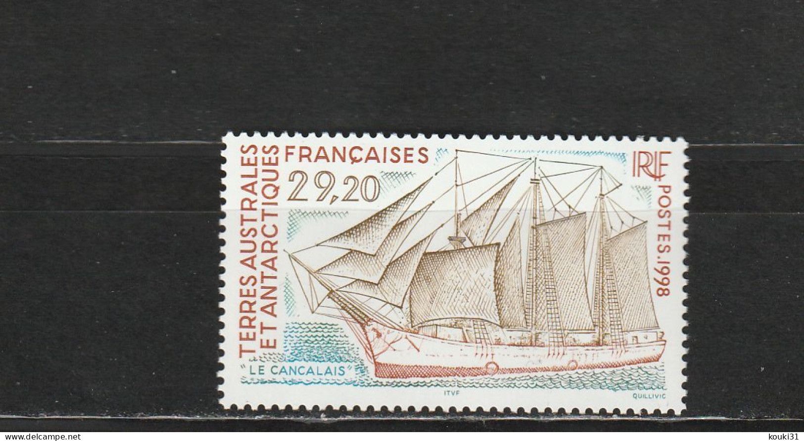 TAAF YT 230 ** : Voilier Le Cancalais - 1998 - Unused Stamps