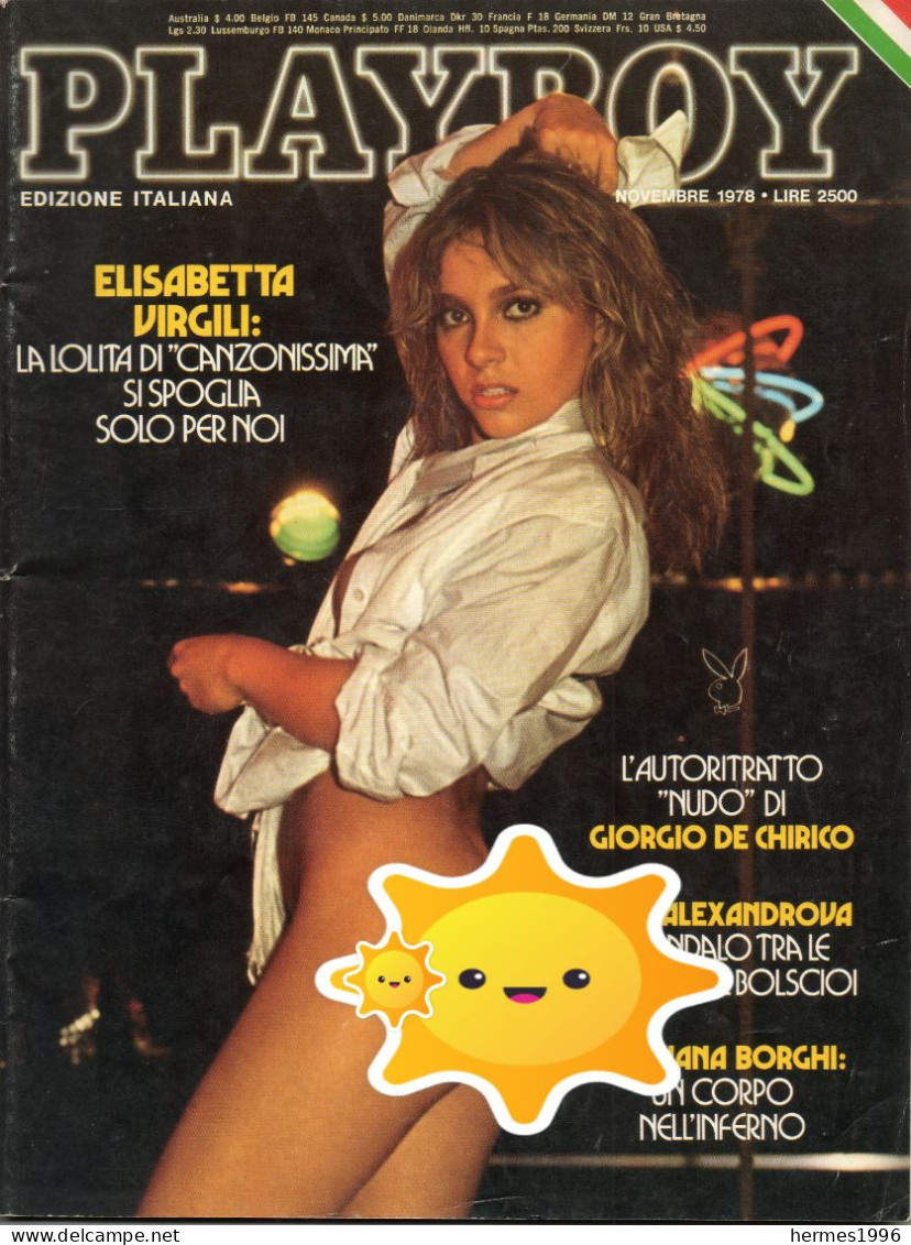 RIVISTA   PLAYBOY     NOVEMBRE    1978 - Autres & Non Classés