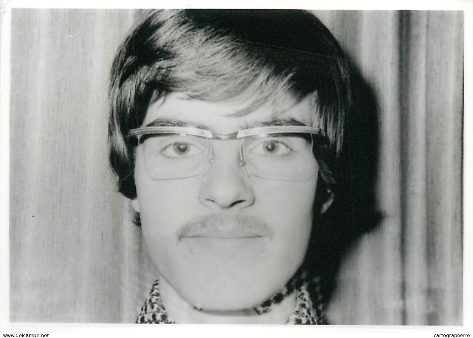 Portrait Anonymous Person Photo Format 7 X 10 Cm Man Germany Dresden Glasses Moustache - Anonyme Personen