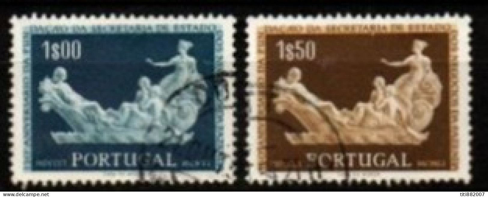 PORTUGAL  -   1954.  Y&T N° 805 / 806 Oblitérés . - Used Stamps