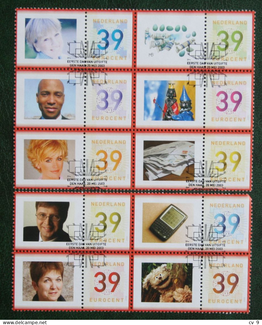 Persoonlijk Bijzonder NVPH 2182-2191 (Mi 2112-2121); 2003 Gestempeld / Used NEDERLAND / NIEDERLANDE / NETHERLANDS - Used Stamps