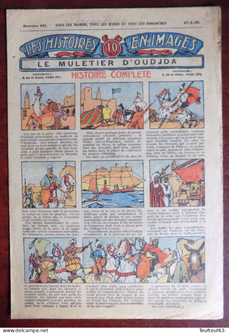 Les Histoires En Images N° 824 " Le Muletier D'Oudjda " - Linel - Other & Unclassified