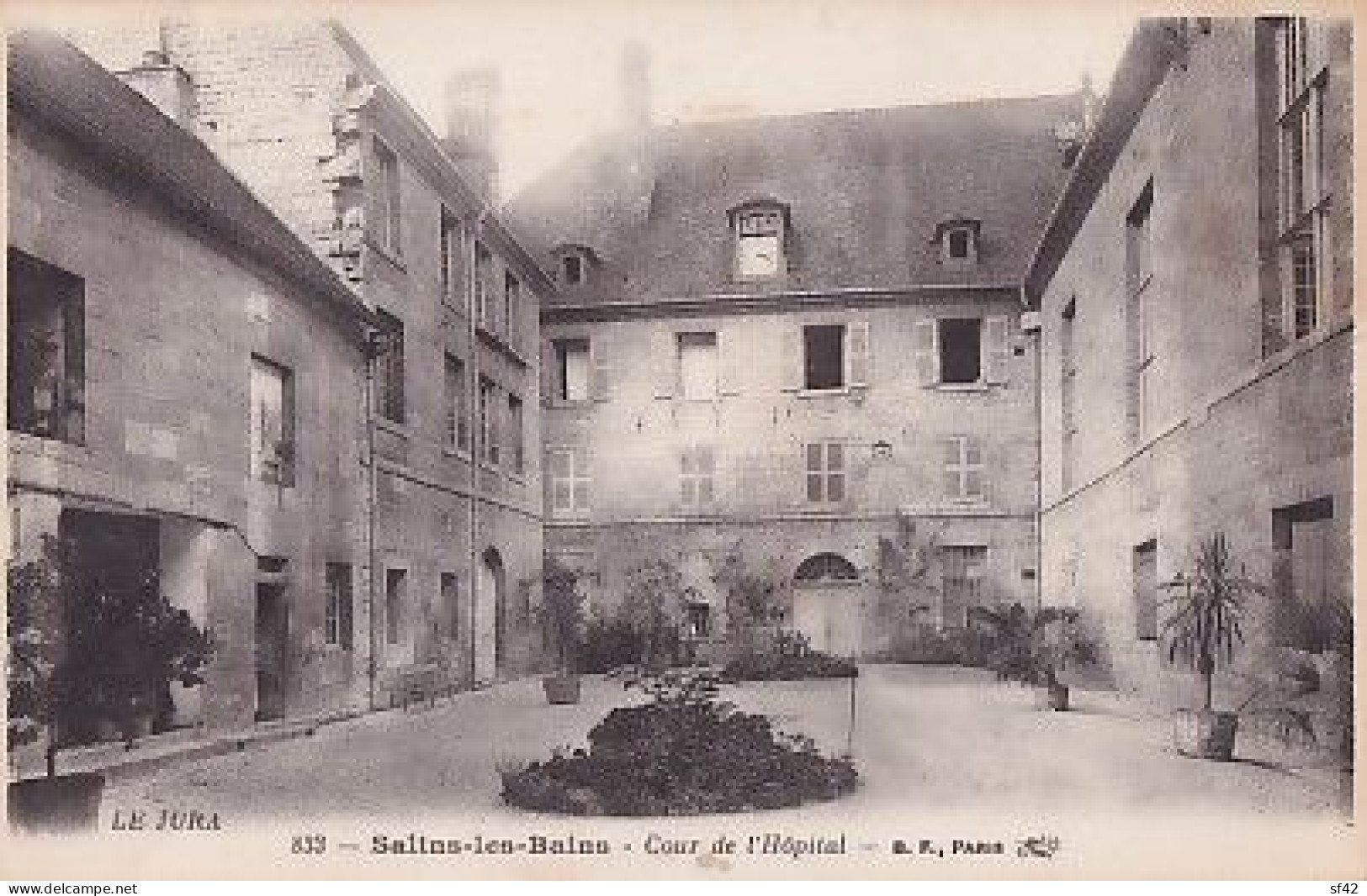 SALINS LES BAINS                     Cour De L Hopital - Autres & Non Classés