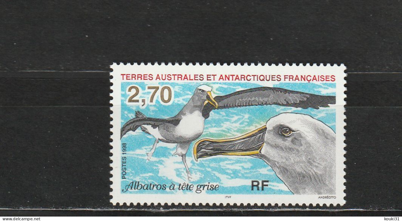 TAAF YT 229 ** : Albatros à Tête Grise - 1998 - Unused Stamps