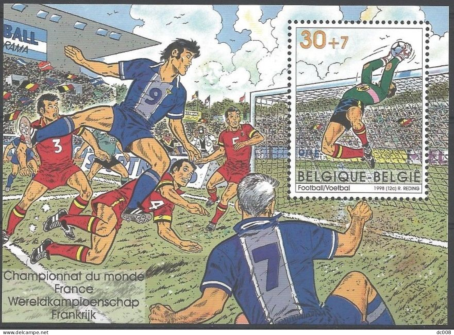 COB BL76 Sport Voetbal-Sport Footbal-1998-MNH-postfris-neuf-10 Stuks/pieces - 1961-2001