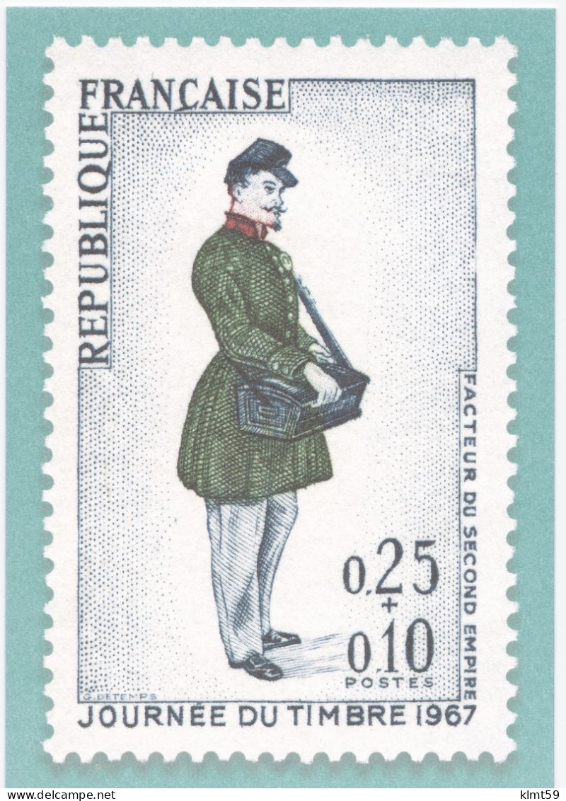 Journée Du Timbre 1967 - Briefmarken (Abbildungen)