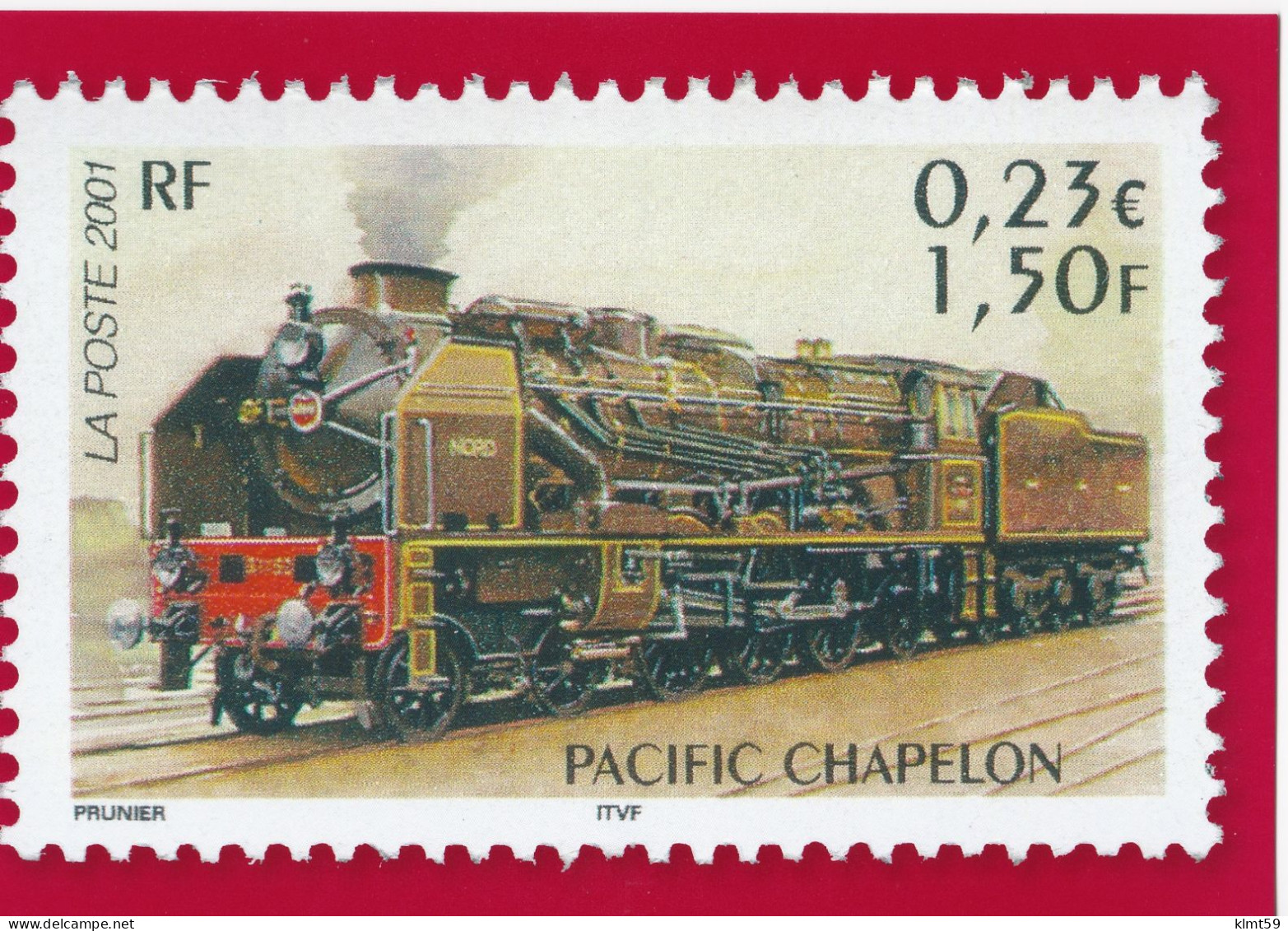 Les Légendes Du Rail - Pacific Chapelon - Briefmarken (Abbildungen)