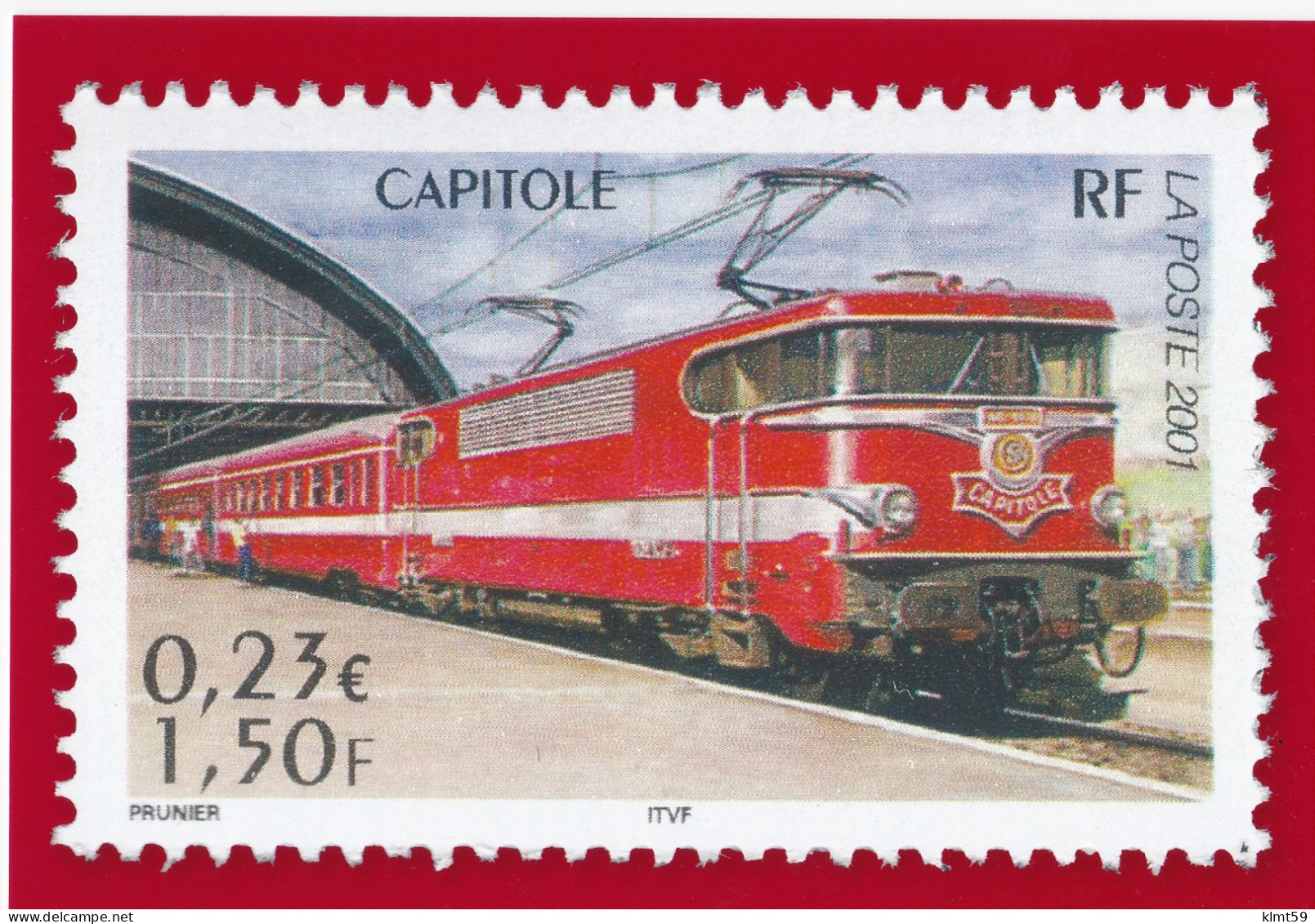 Les Légendes Du Rail - Capitole - Briefmarken (Abbildungen)