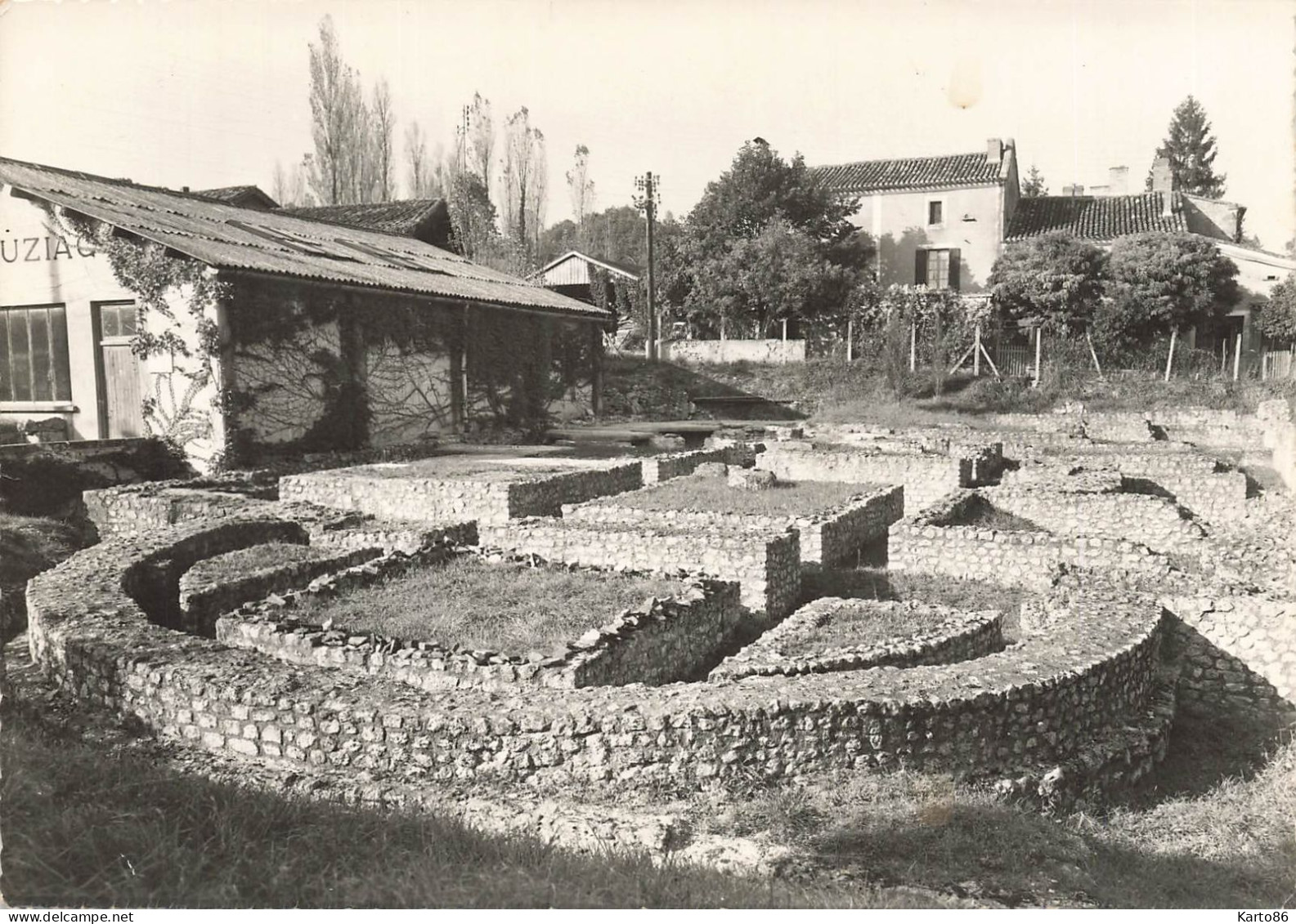 Montcaret * La Salle Basilicale Du IVème * Ruines Archéologie - Sonstige & Ohne Zuordnung