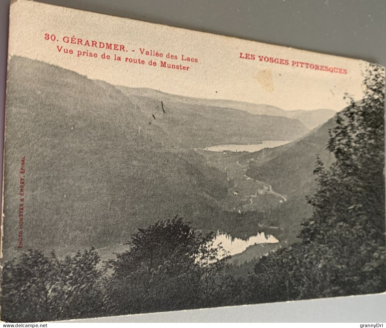 88 Gerardmer Vallee Des Lacs   Prise De La Route De Munster -photo Homeyer - Gerardmer