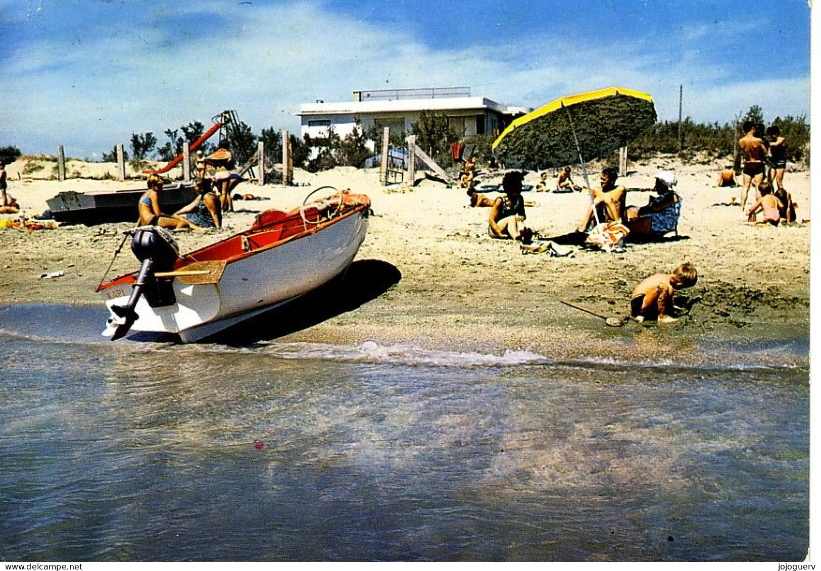 Frontignan La Plage Et Ses Plaisirs ( Canot à Moteur Ou Hors Bord - Frontignan