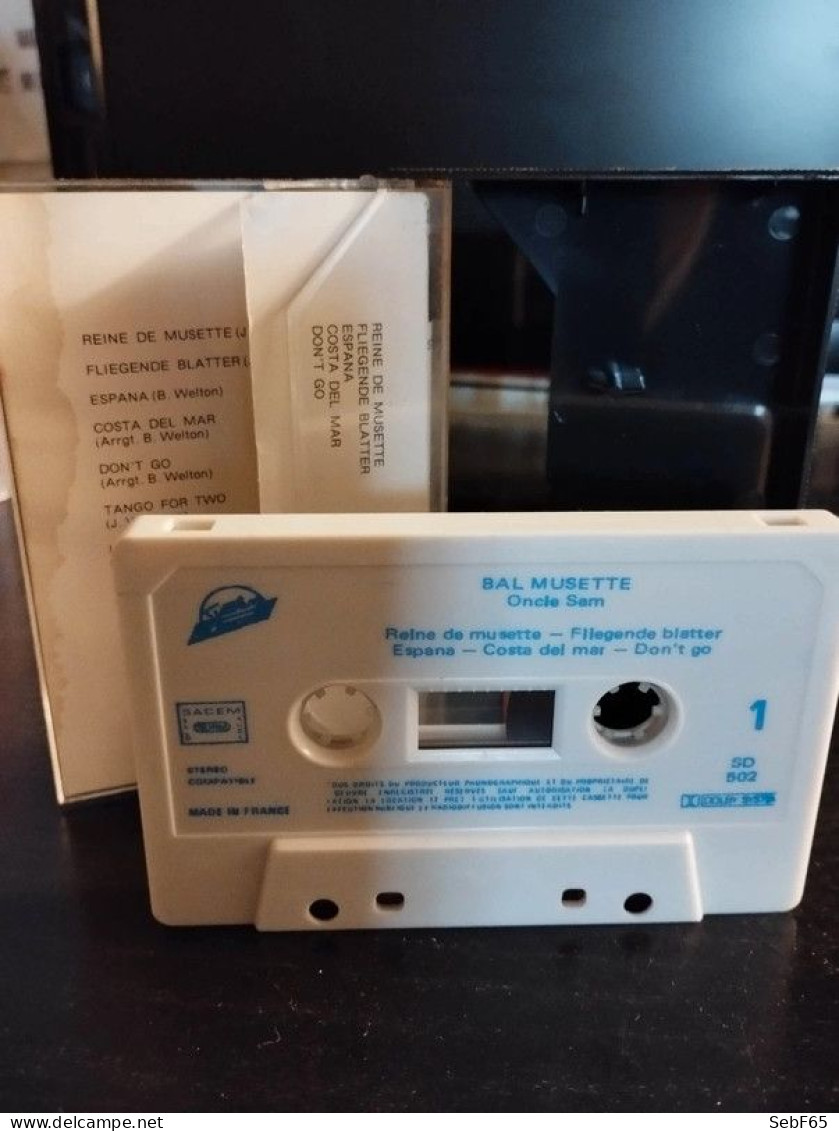 Cassette Audio Bal Musette - Oncle Sam - Audiocassette