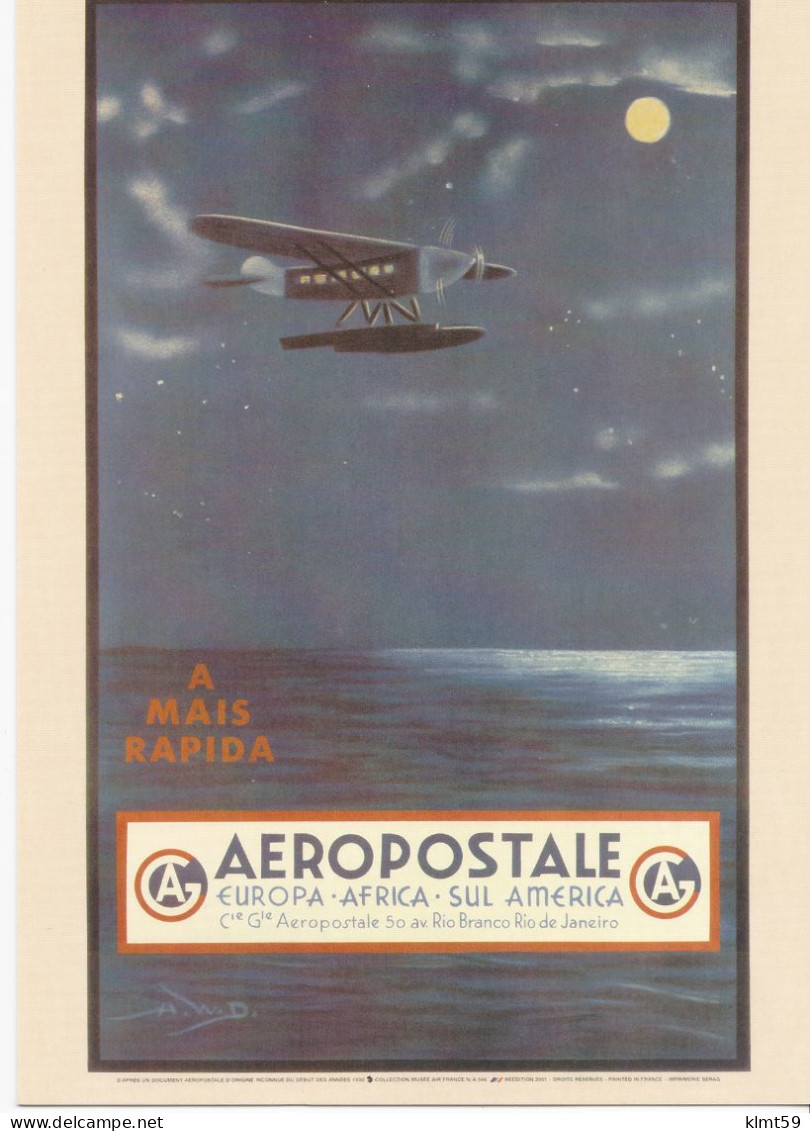 Aéropostale - Europa Africa Sud America - Stamps (pictures)