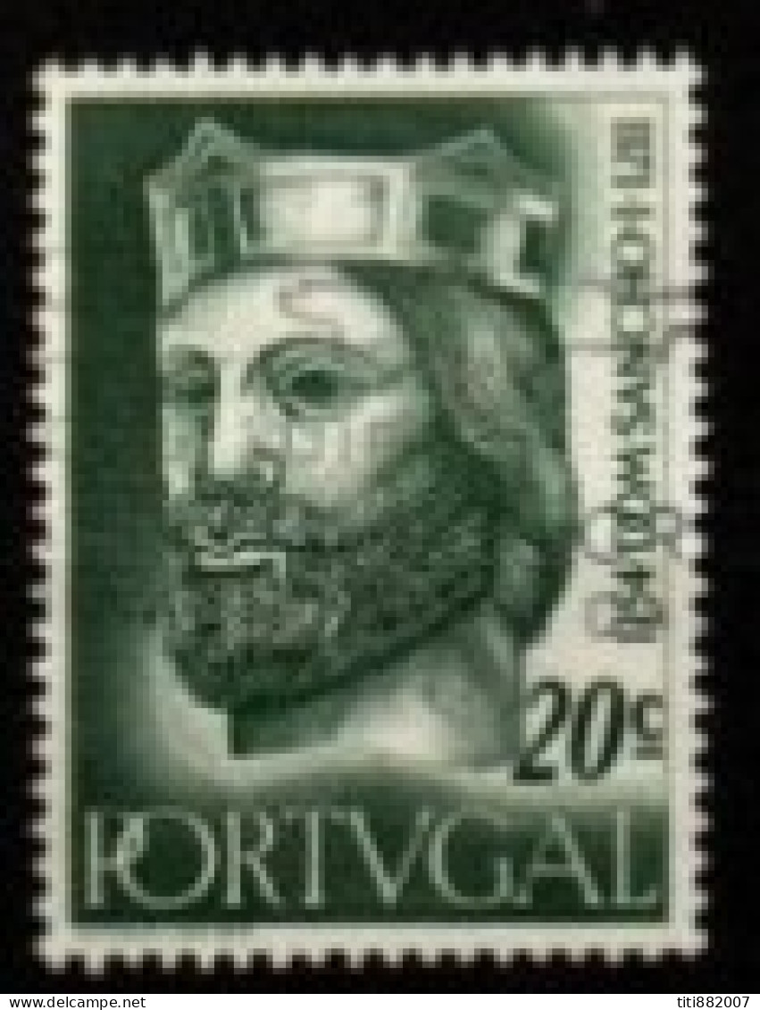 PORTUGAL  -   1955.  Y&T N° 818 Oblitéré.   Dynastie Alphonsine. Portraits Divers - Used Stamps