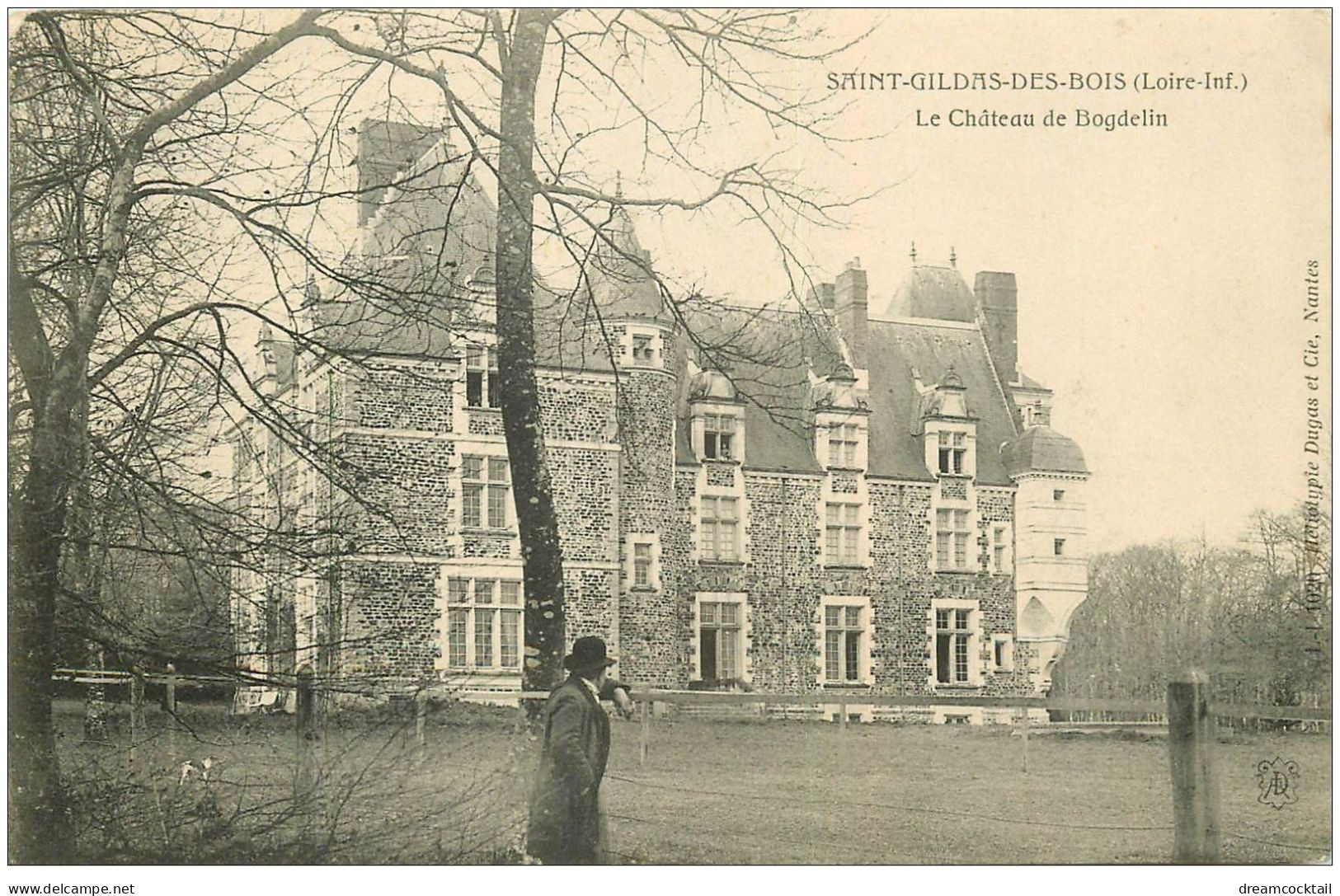 44 SAINT-GILDAS-DES-BOIS. Château De Bogdelin 1905 - Autres & Non Classés