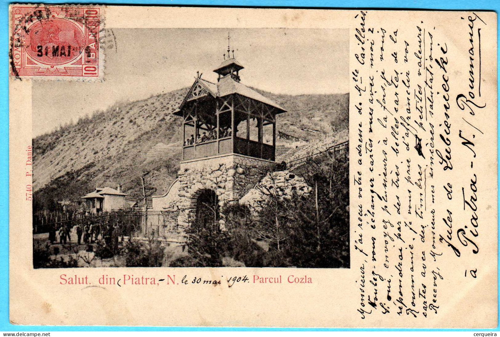 SALUT DIN PIATRA 1904 PARCUL COZIA - Roumanie