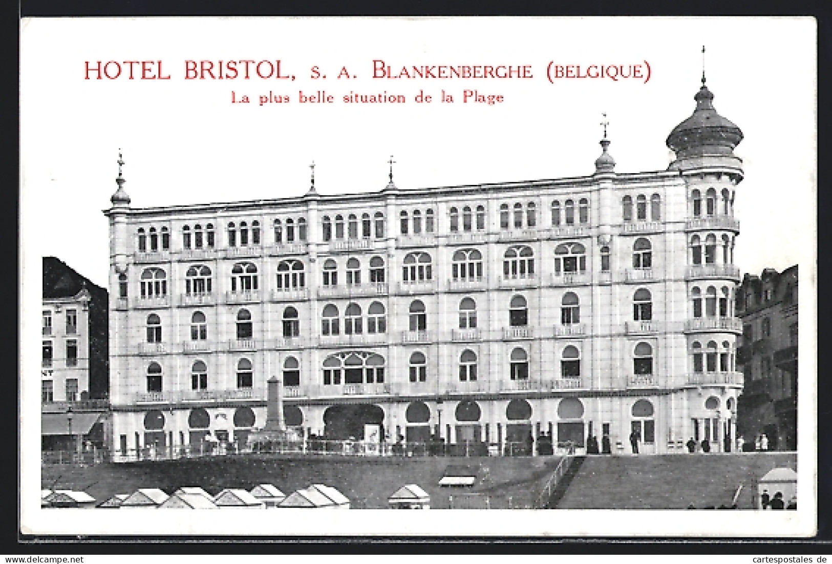 AK Blankenberghe, Hotel Bristol  - Autres & Non Classés