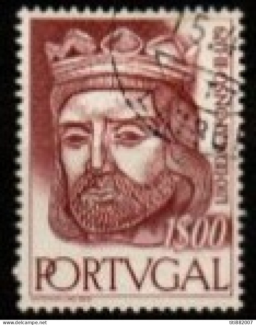 PORTUGAL  -   1955.  Y&T N° 821 Oblitéré.   Dynastie Alphonsine. Portraits Divers - Used Stamps