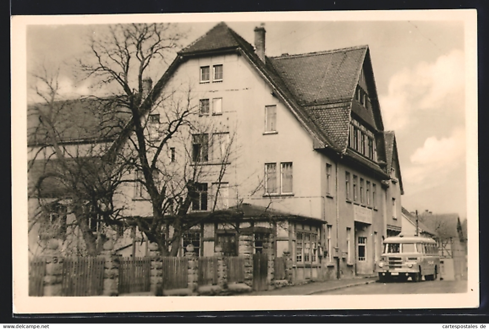 AK Weissenborn Bei Eisenberg, HO-Gasthof Thüringer Hof  - Eisenberg