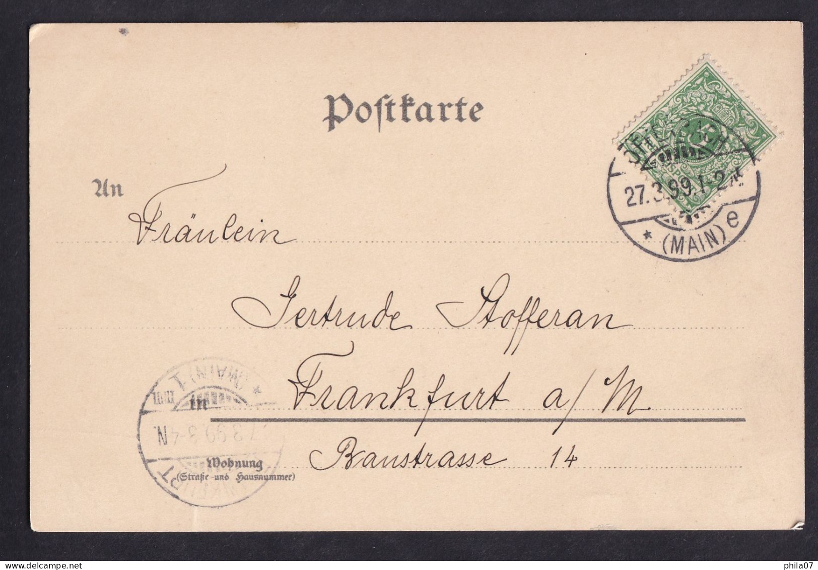 Gruss Aus.... / Year 1899 / Long Line Postcard Circulated, 2 Scans - Greetings From...