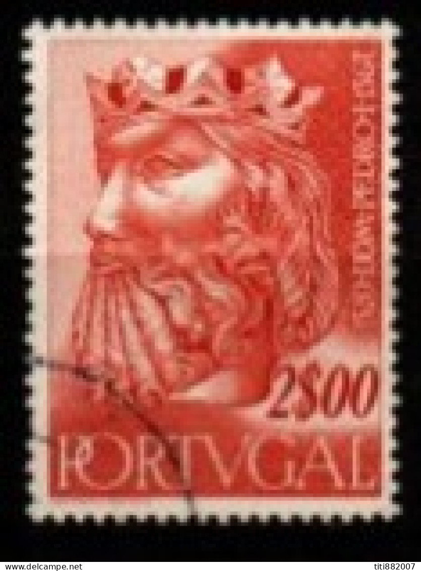 PORTUGAL  -   1955.  Y&T N° 824 Oblitéré.   Dynastie Alphonsine. Portraits Divers - Used Stamps