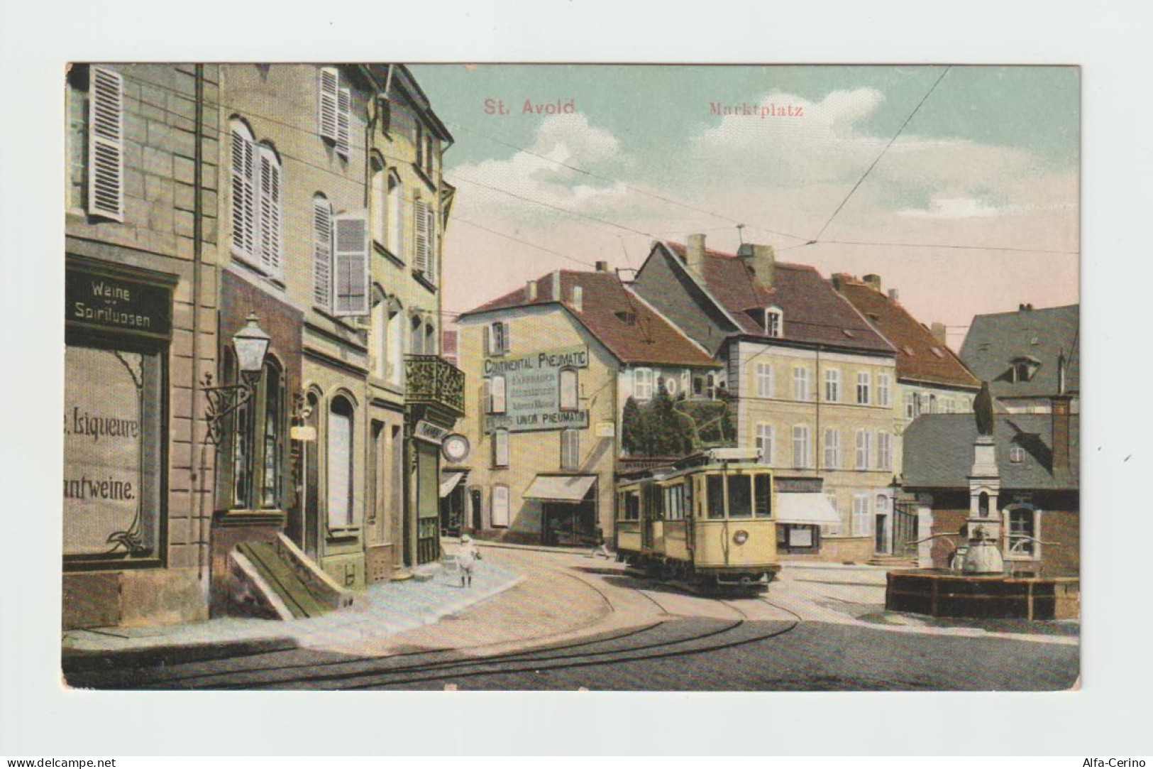 ST. AVOLD:  MARKTPLATZ  -  FP - Saint-Avold