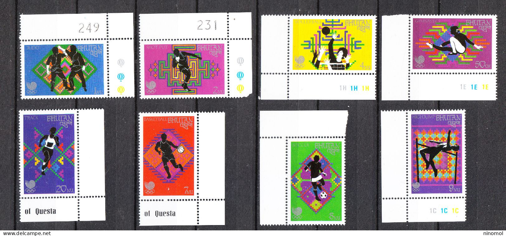 Bhoutan  Bhutan - 1989.. Olimpiadi Seul.  Complete  MNH Series - Sommer 1988: Seoul