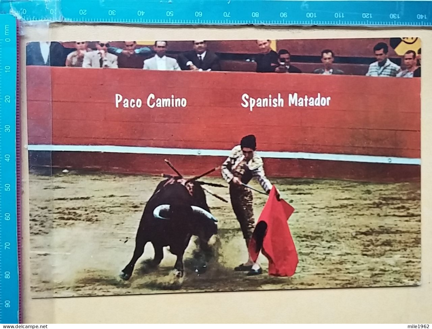 KOV 506-57 - BULL, TAUREAU, CORRIDA DE TOROS, MATADOR PACO CAMINO - Stiere