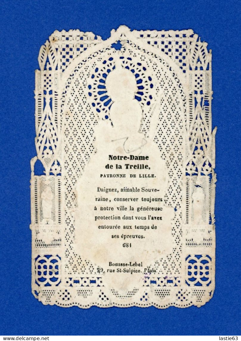 Image  Religieuse  Bouasse-Lebel N° 681  Canivet  Notre-Dame De La Treille Patronne De Lille - Devotion Images