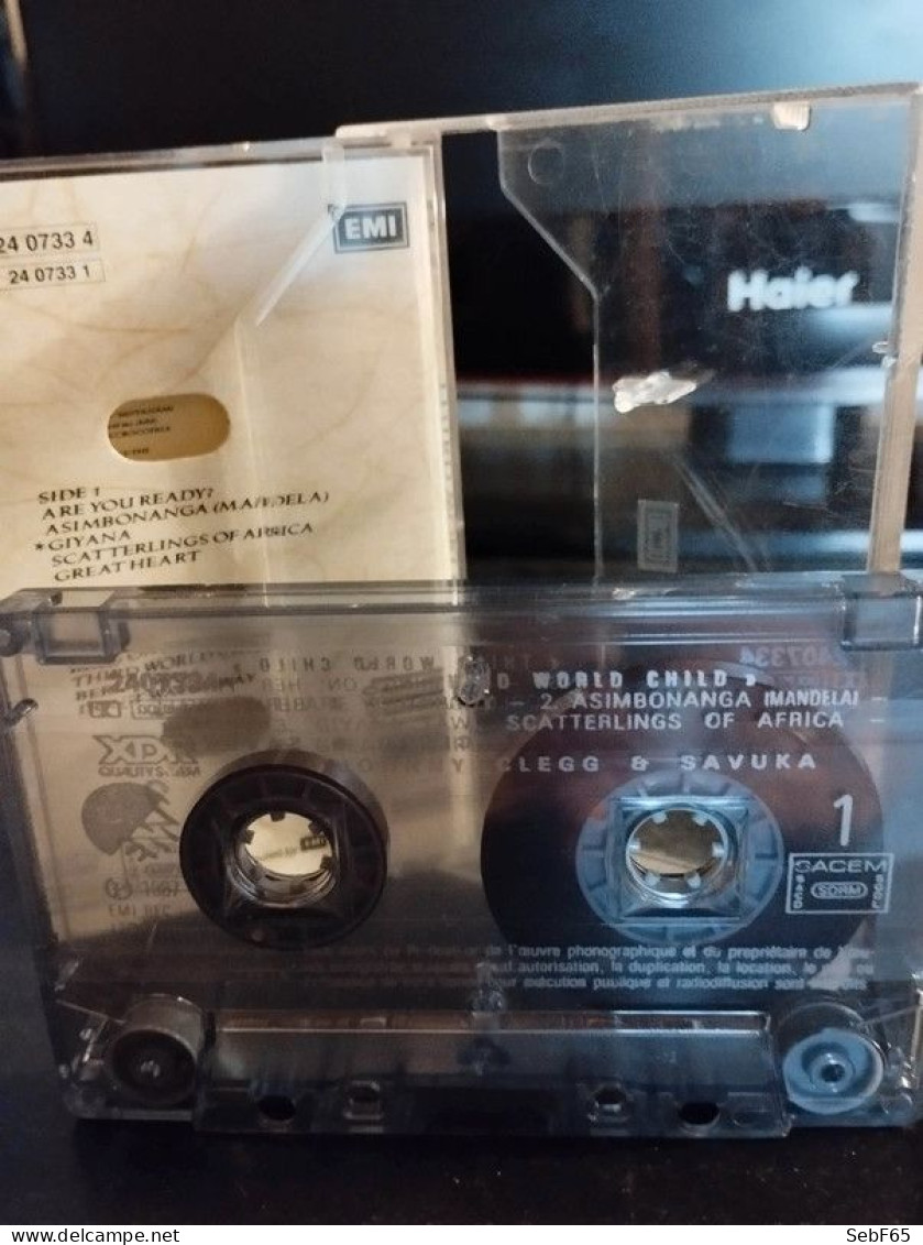 Cassette Audio Johnny Clegg & Savuka - Third World Child - Audiocassette