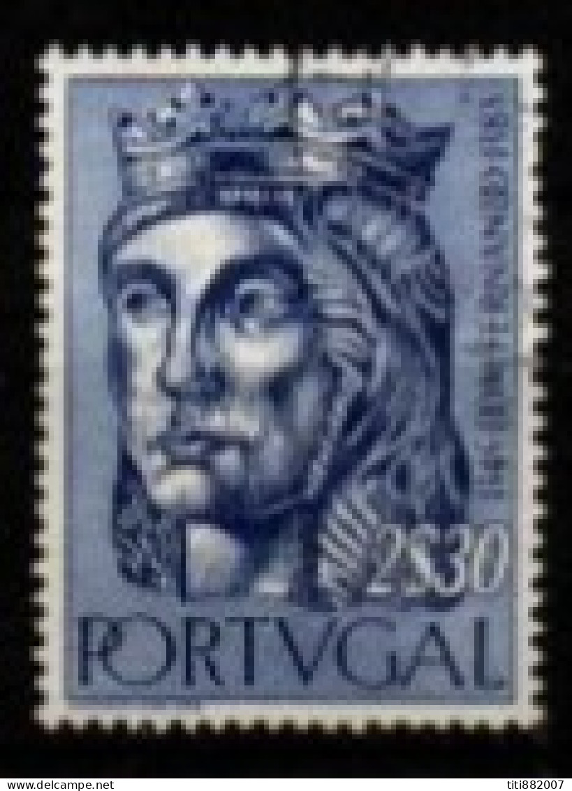 PORTUGAL  -   1955.  Y&T N° 825 Oblitéré.   Dynastie Alphonsine. Portraits Divers - Used Stamps