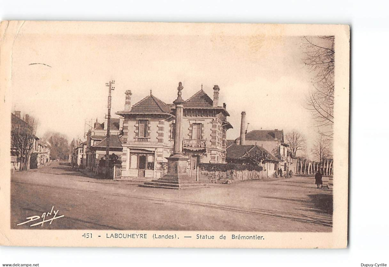 LABOUHEYRE - Statue De Brémontier - état - Sonstige & Ohne Zuordnung