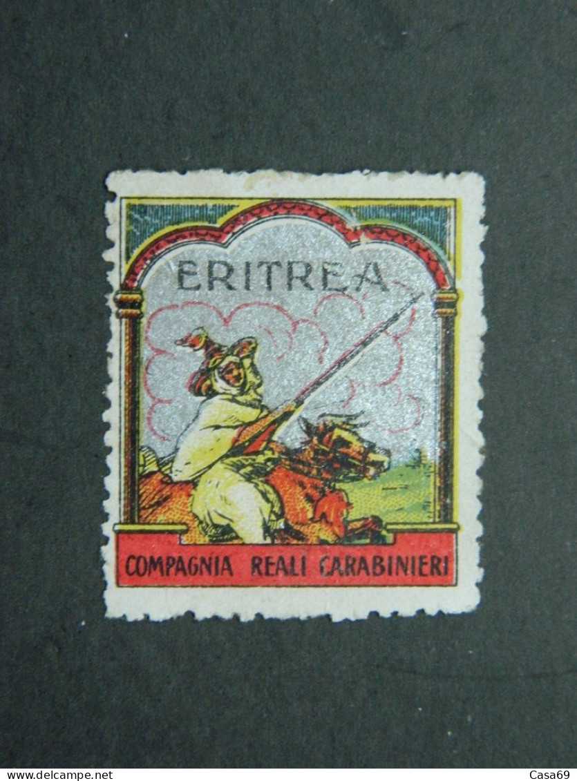 Vignette Militaire Delandre Italie Compagnia Reali Carabinieri Eritrea - Cyclisme