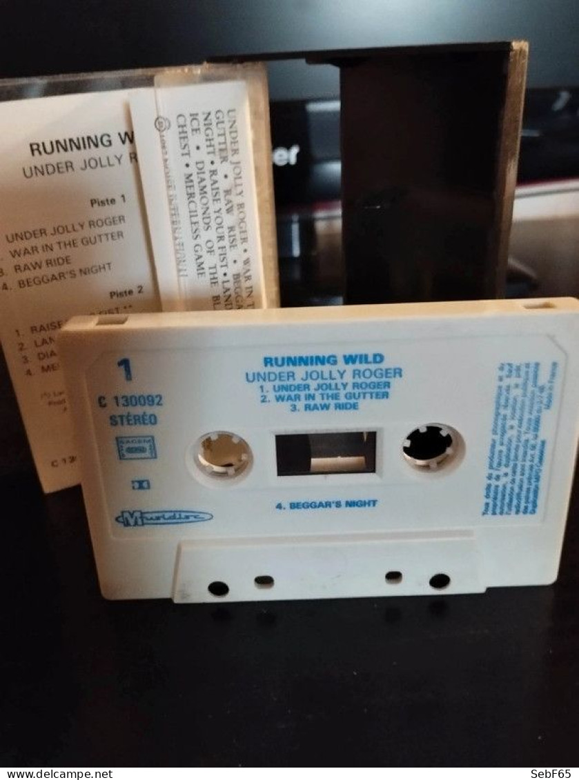 Cassette Audio Running Wild - Under Jolly Wild (1987) - Audiokassetten