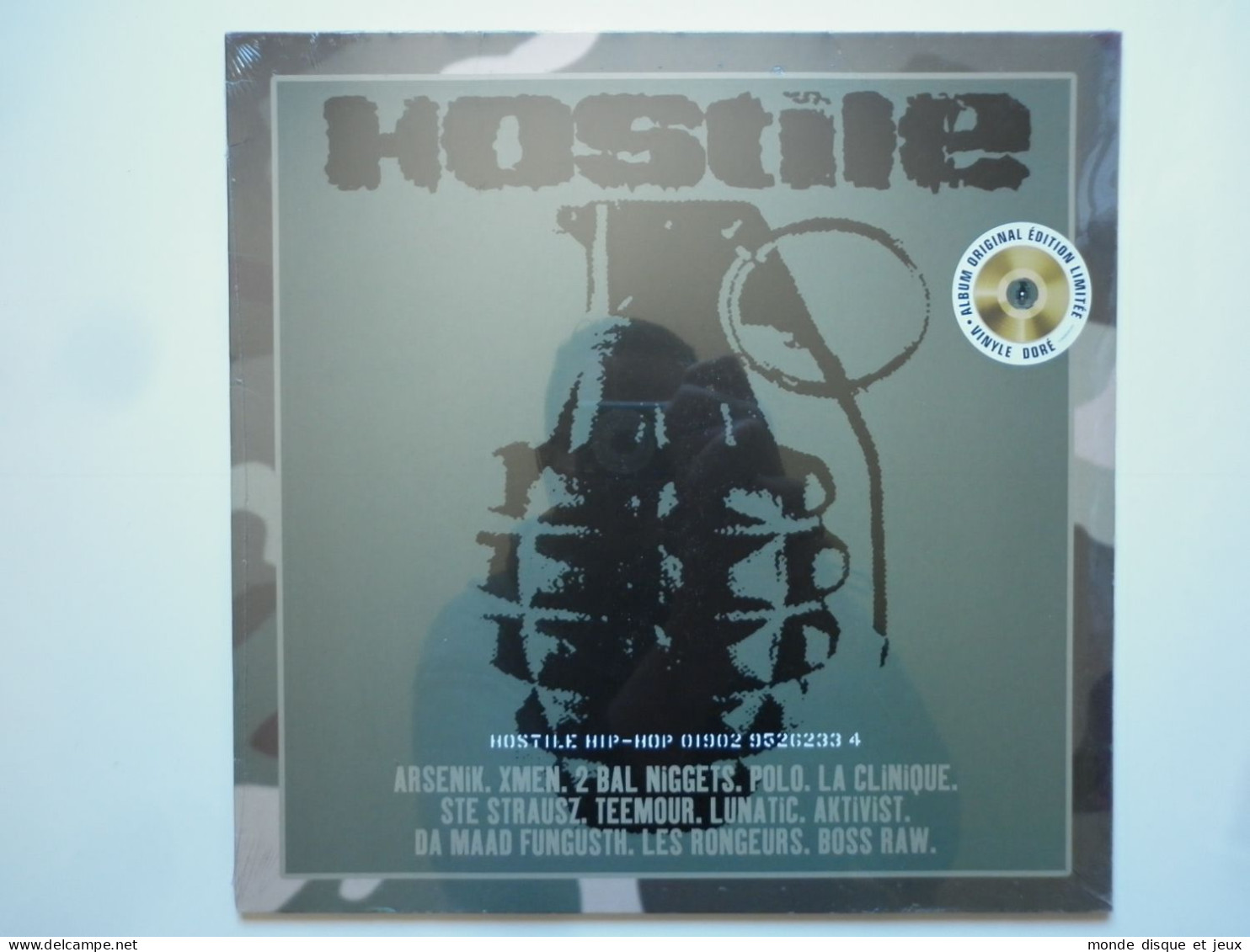 Arsenik / La Clinique / Lunatic / Polo Album 33Tours Vinyle Hostile Hip-Hop Vinyle Couleur Doré Gold - Altri - Francese