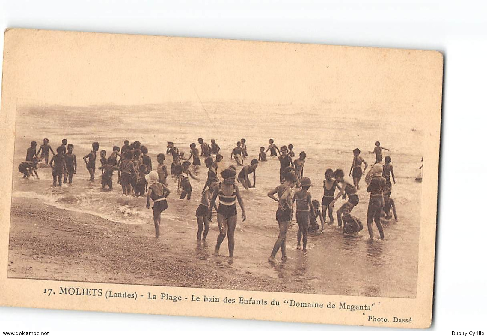 MOLIETS - La Plage - Le Bain Des Enfants Du " Domaine De Magenta " - Très Bon état - Autres & Non Classés