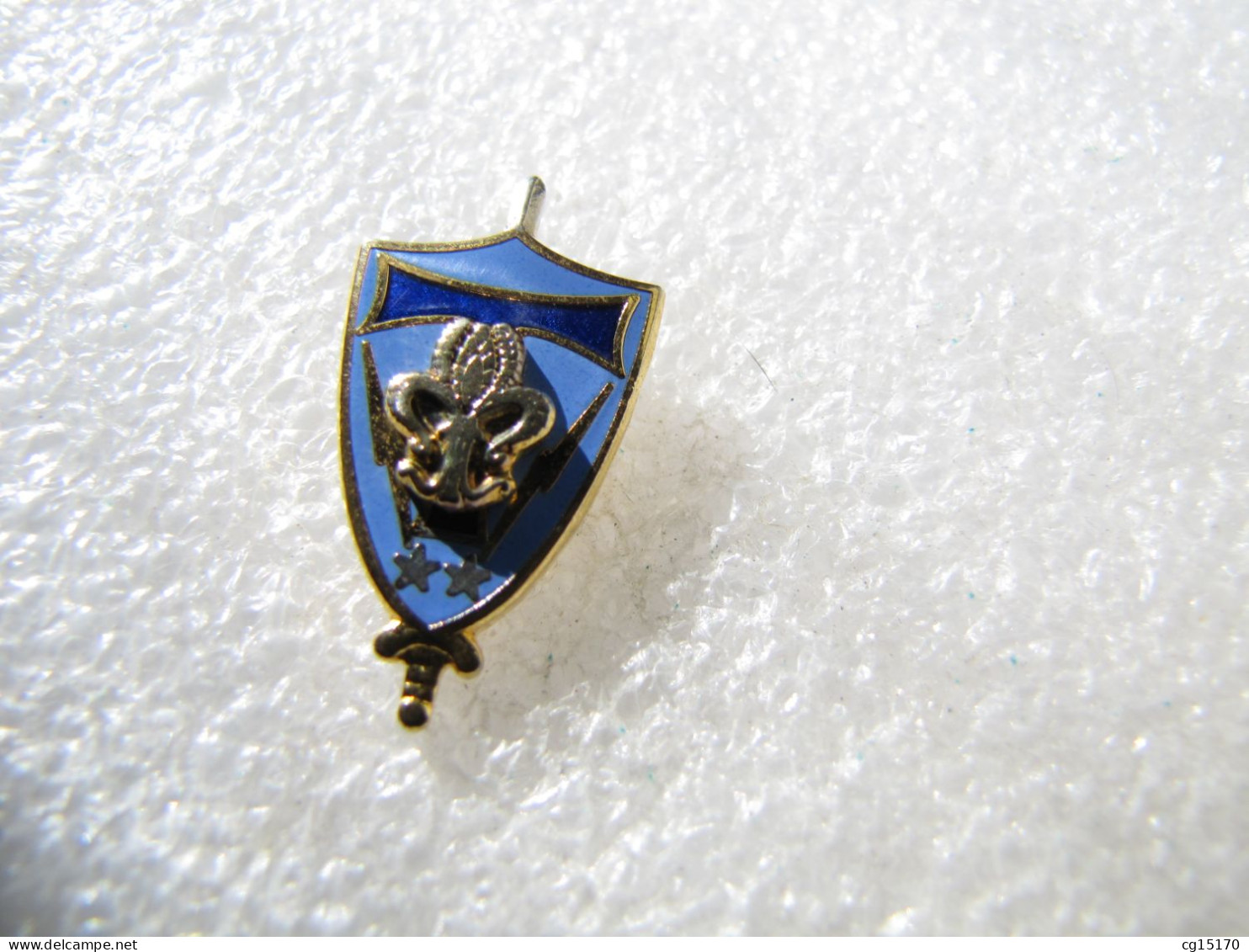 TOP PIN'S   MILITARIA   FLEUR DE LYS  Email Grand Feu DESTREE  1994  250 Exemplaires - Militari