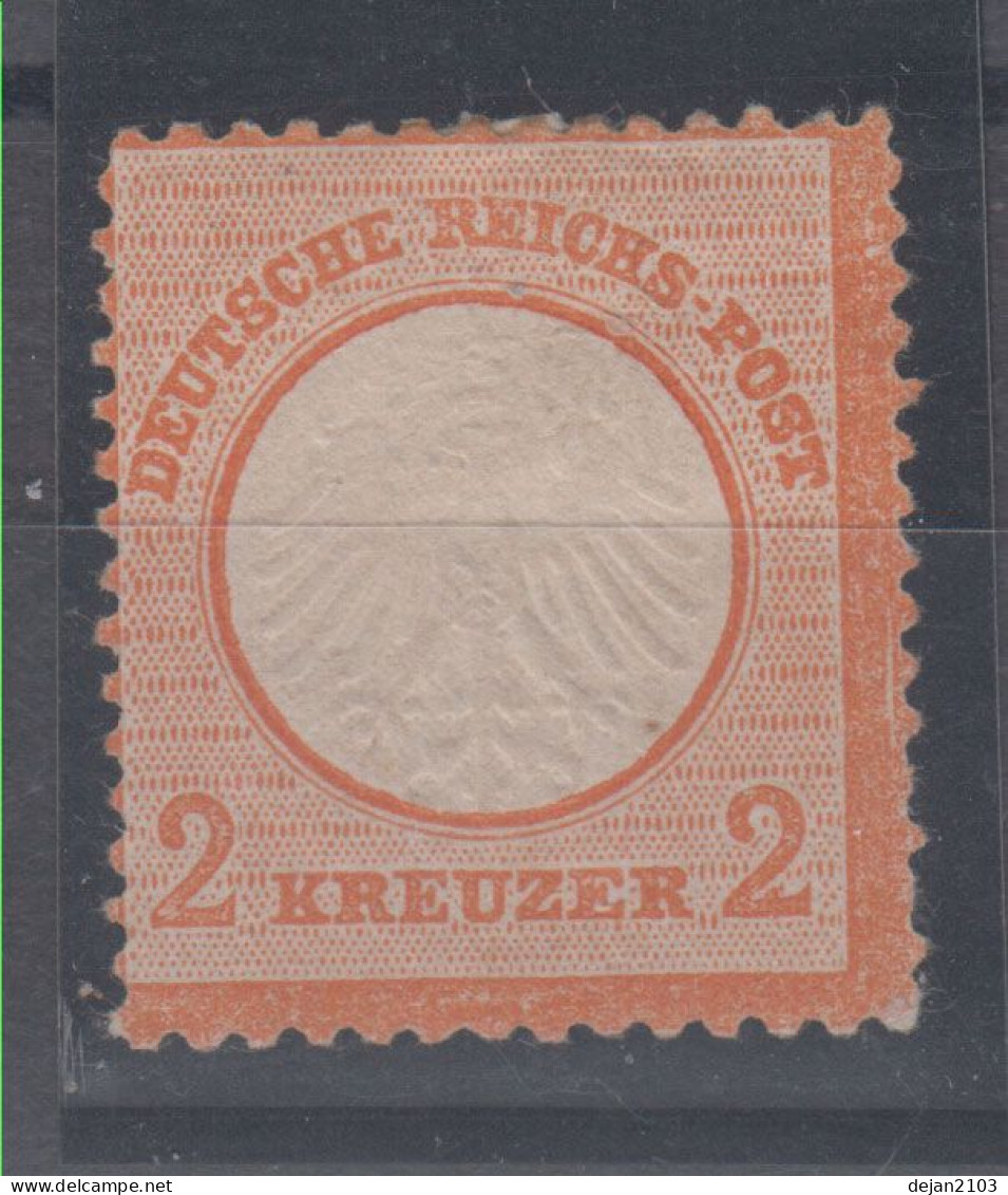 Germany Reich 2Kr 1872/4 MH * - Unused Stamps