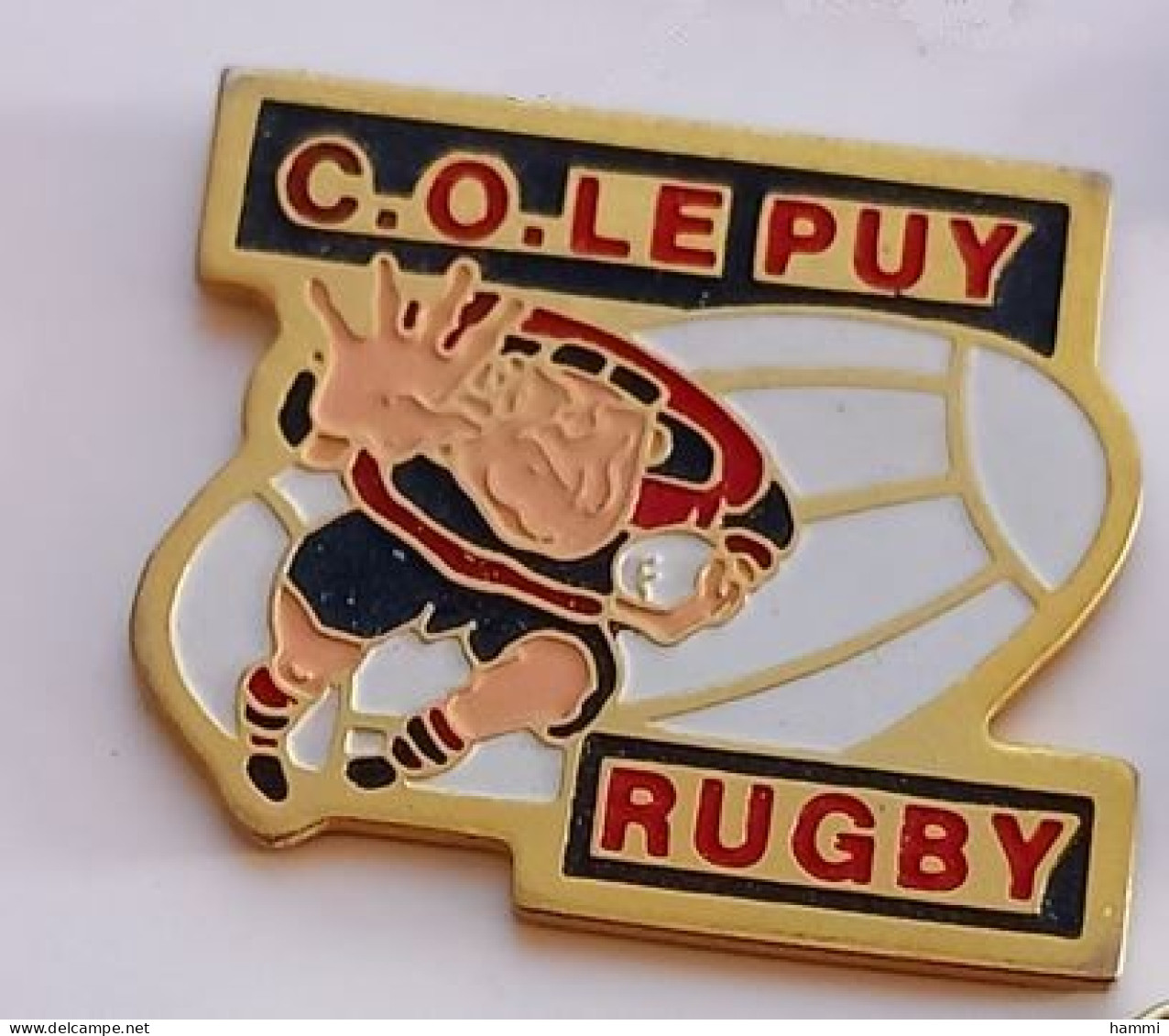 V139 Pin's C.O.LE PUY Rugby Le Puy-en-Velay Haute-Loire  Achat Immédiat - Rugby