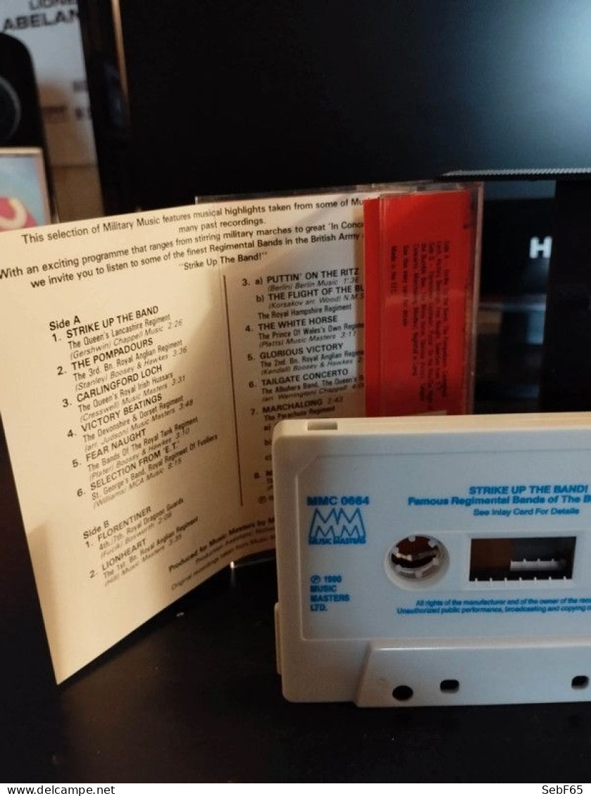 Cassette Audio Strike Up The Band - Fanfares De L'armée Britannique - Audiocassette