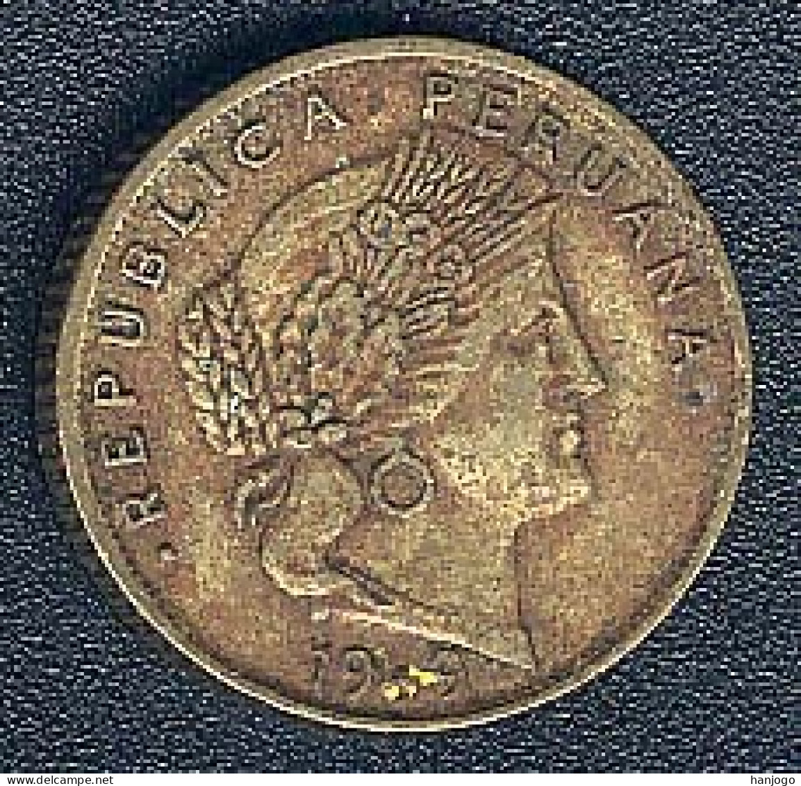 Peru, 5 Centavos 1949 - Peru