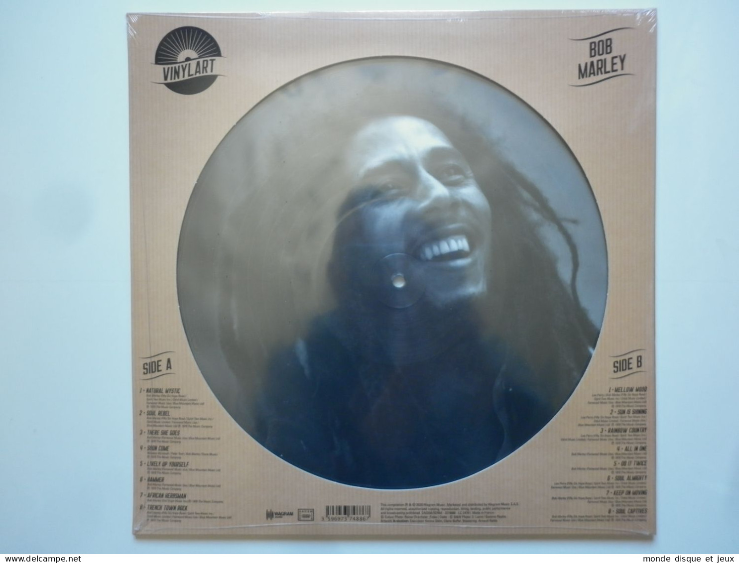 Bob Marley Album 33Tours Vinyle Picture Disc Vinylart Bob Marley - Other - French Music