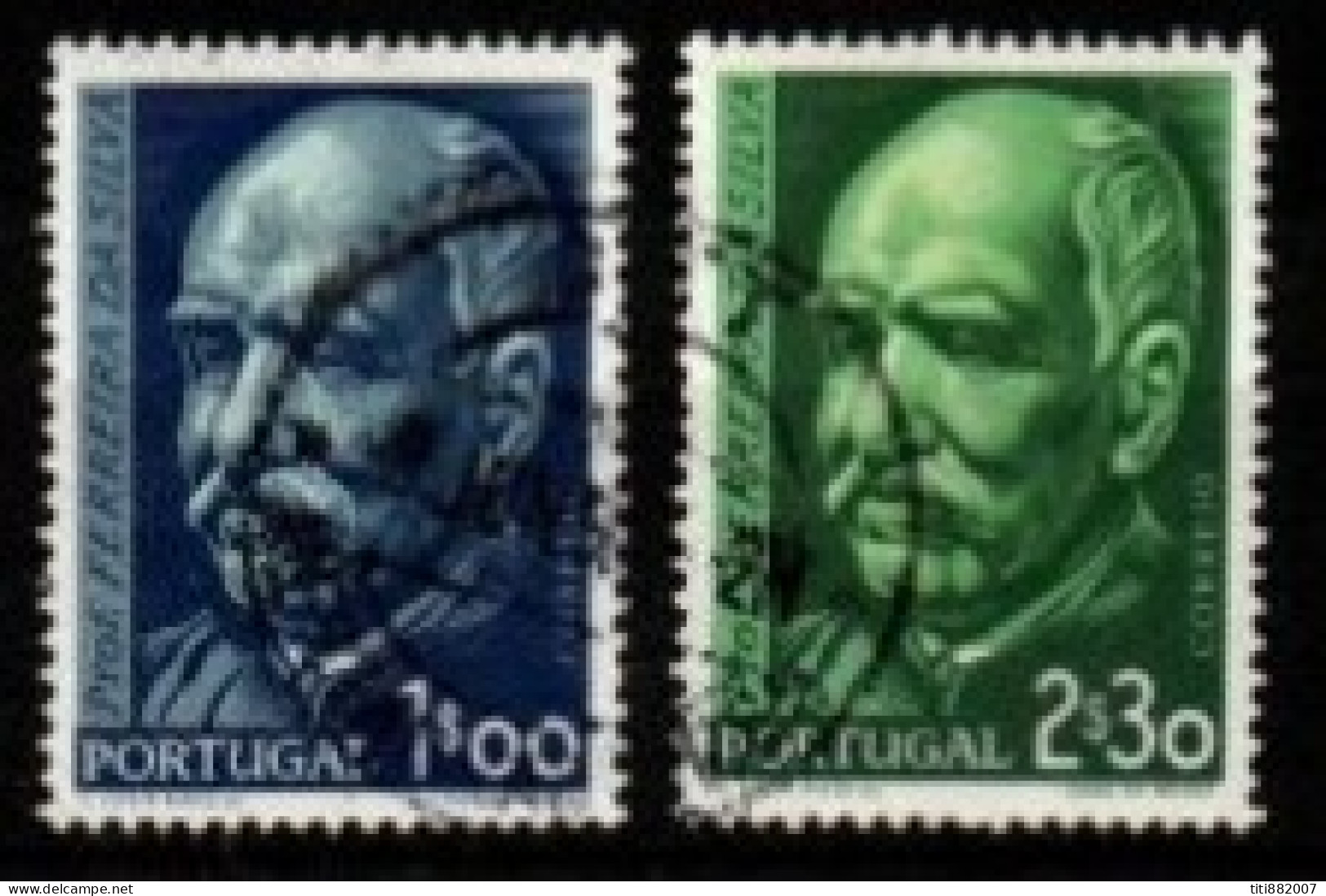 PORTUGAL  -   1956.  Y&T N° 829 / 830 Oblitérés.    Ferreira Da Silva, Chimiste. - Used Stamps