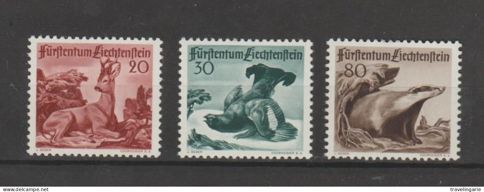 Liechtenstein 1950 Fauna (III) ** MNH - Other & Unclassified