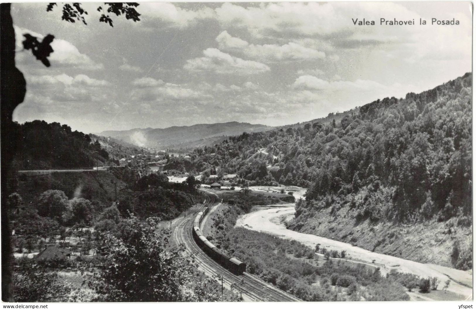 The Prahova Valley At Posada (train, Railway) - Romania