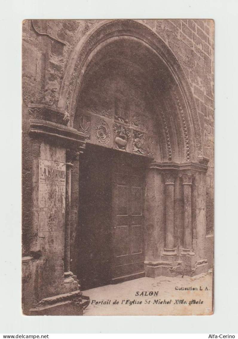 FRANCE - SALON:  PORTAIL  DE  L' EGLISE  ST. MICHEL  -  FP - Eglises Et Couvents