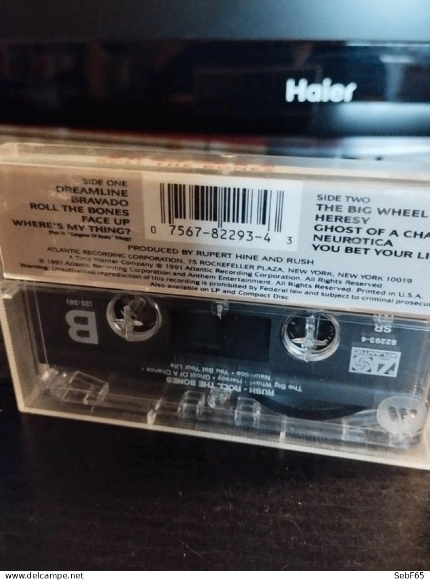 Cassette Audio Rush - Roll The Bones - Cassettes Audio