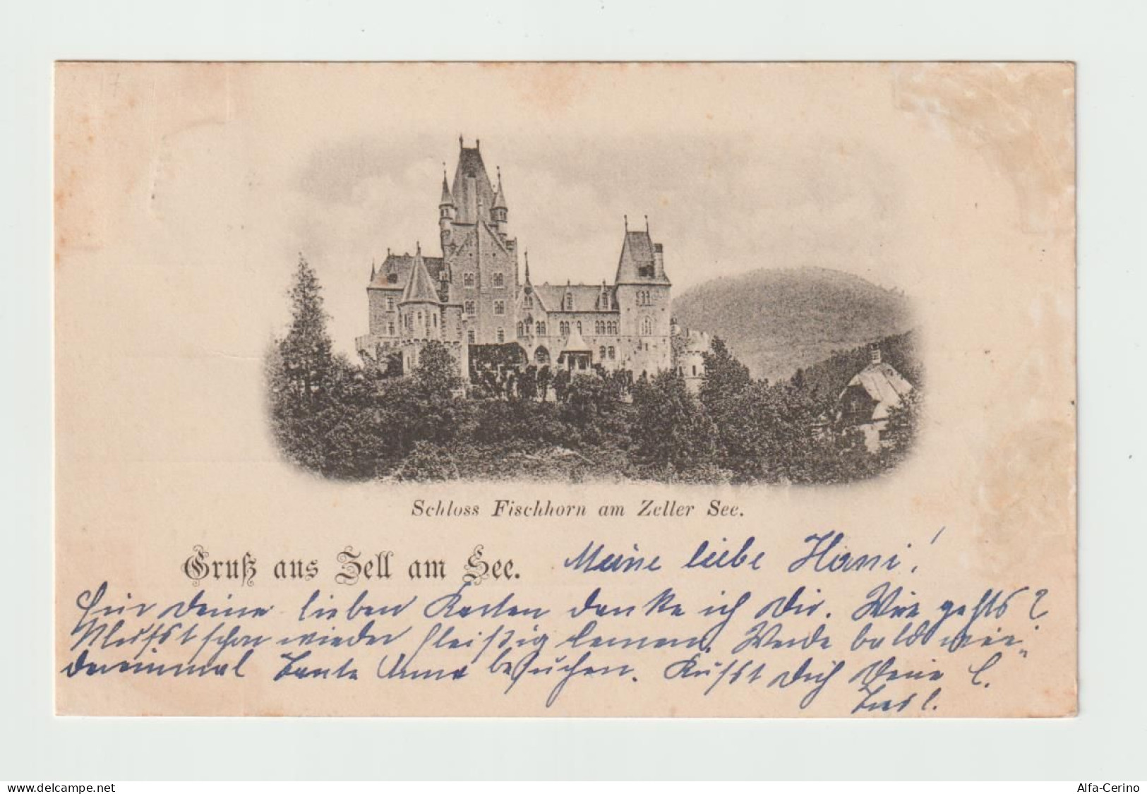 ZELL  AM  SEE:  SCHLOSS  FISCHHORN  -  KLEINFORMAT - Castles