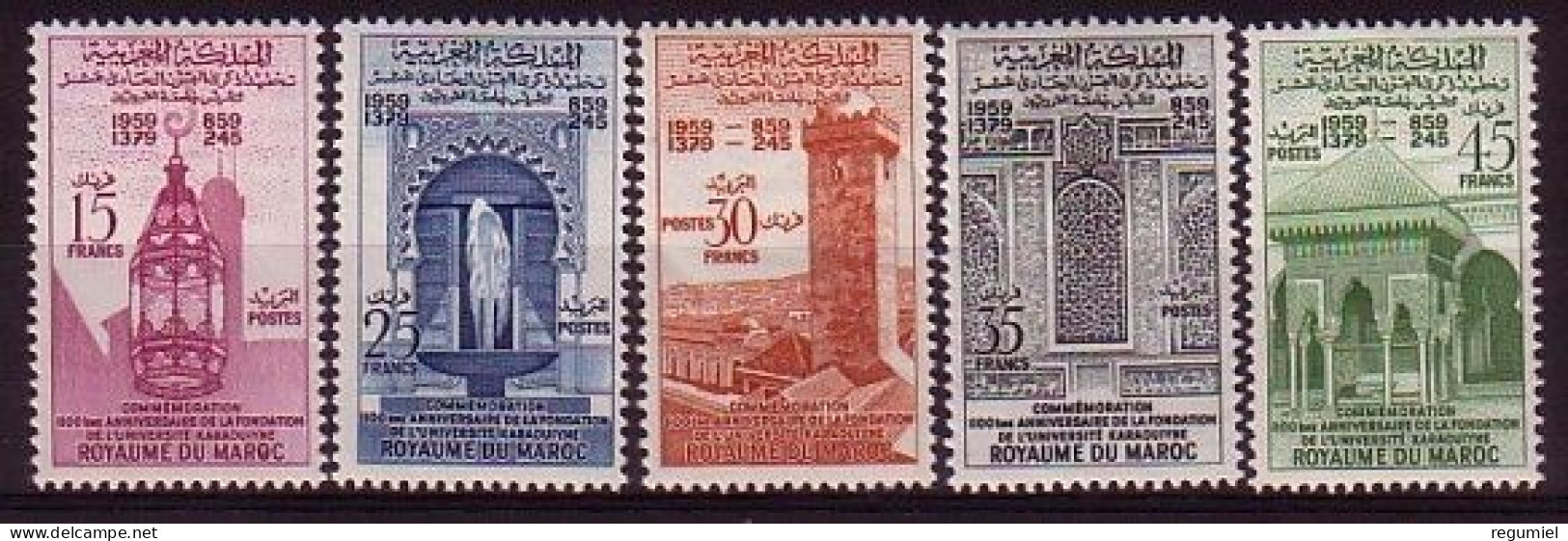 Maroc  405/409 ** MNH. 1960 - Marokko (1956-...)